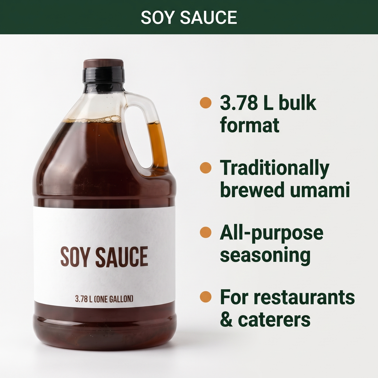 SOYA SAUCE - KIKOMAN 3.78 litres