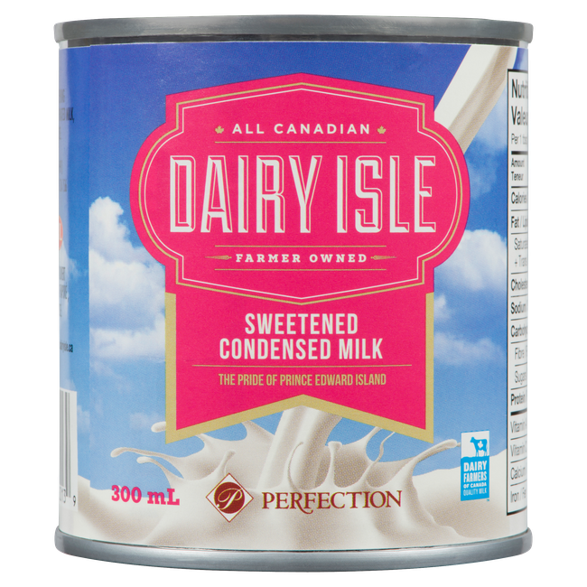 LAIT CONDENSÉ SUCRÉ — DAIRY ISLE - 24 X 300 ML