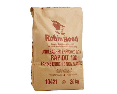NO-TIME DOUGH FLOUR UNBLEACHED - RAPIDO - 20kg