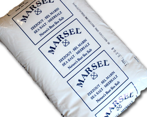 PURE AND REFINED FINE SEA SALT WITHOUT ADDITIVES - MARSEL 25 kg