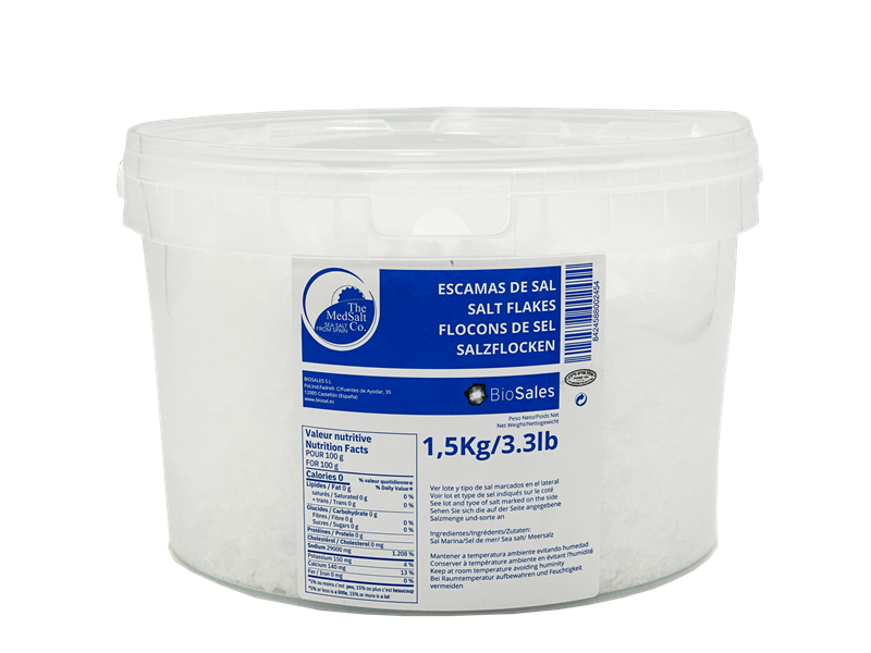 Sel en flocons méditerranéen - 1,5 kg