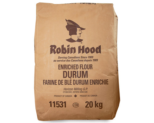 DURUM WHEAT FLOUR - ROBIN HOOD - 20kg
