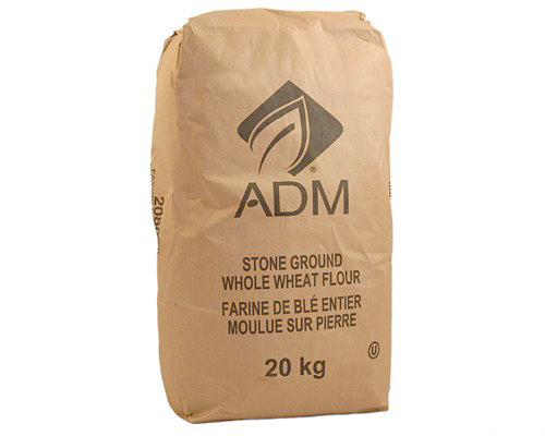 STONE GROUND WHEAT FLOUR - ADM - 20kg