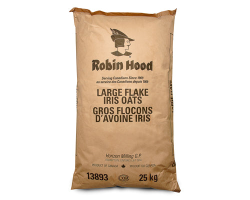 LARGE IRIS OAT FLAKES - ROBIN HOOD- 25kg