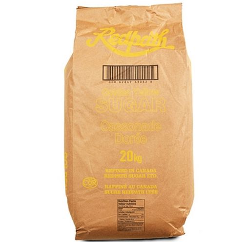 GOLDEN YELLOW SUGAR - REDPATH - 20 kg