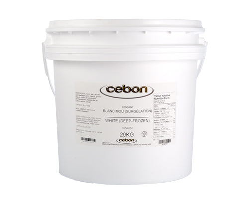 SOFT WHITE FONDANT (FROZEN) 20 kg