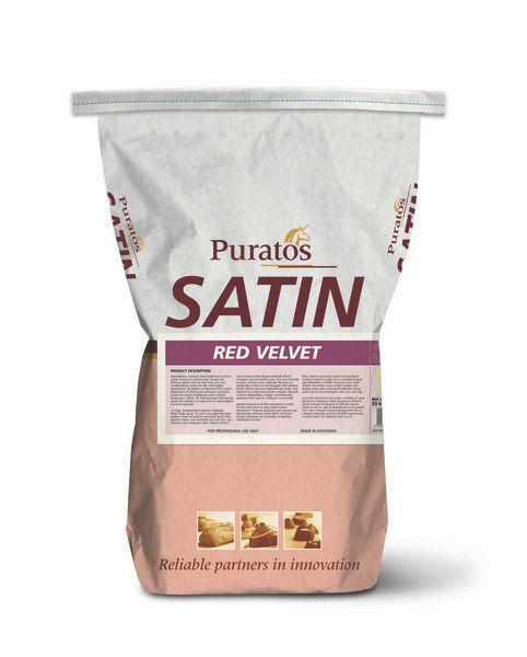 TEGRAL SATIN RED VELVELT CAKE MIX - PURATOS 20 kg