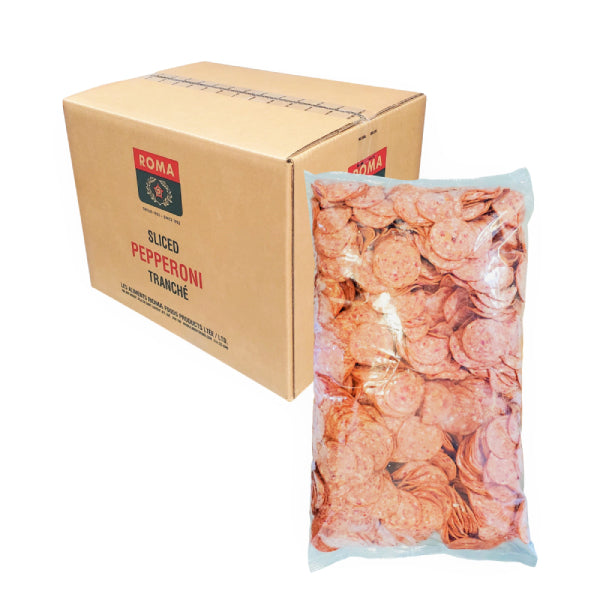 SLICED PEPPERONI - FLAVOUR FENNEL AND ORANGE, DIAMETER 50 MM - SUPER ROMA 5 kg