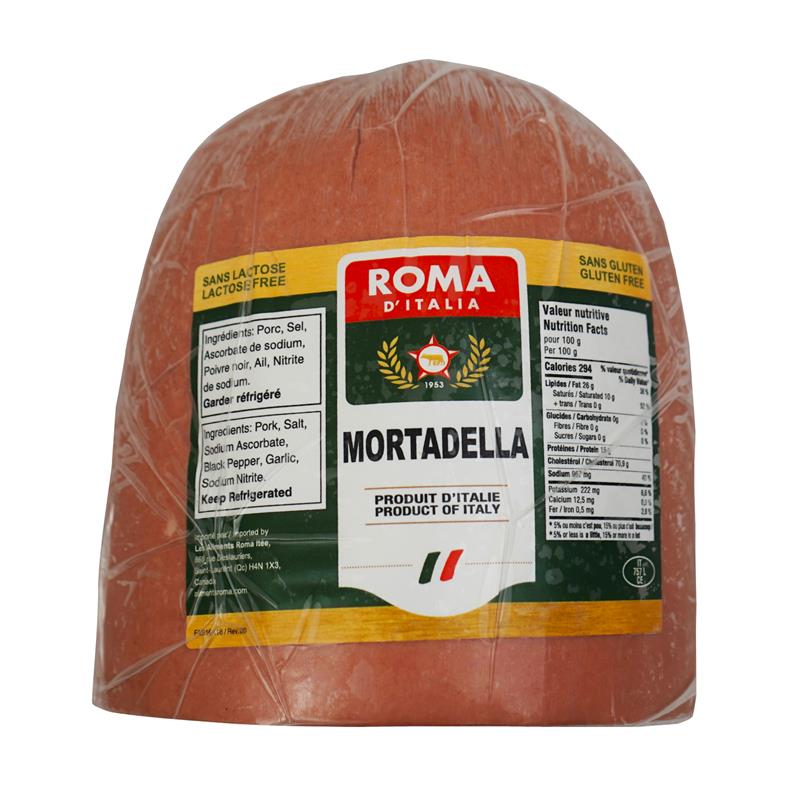 MORTADELLA HALF - DIMAETER 165 MM - ROMA D'ITALIA 3.15 kg