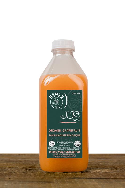 ORGANIC 100 % GRAPEFRUIT JUICE - FROZEN 946 ml