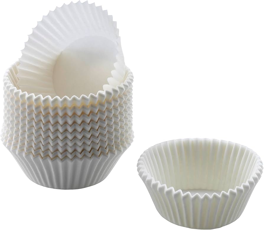 WHITE MUFFIN JUMBO MOLD 51/2 x 2 - 5000 units