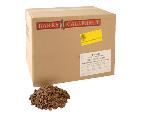 DARK CHOCOLATE CHUNKS 2000CT - BARRY CALLEBAUT - 20kg