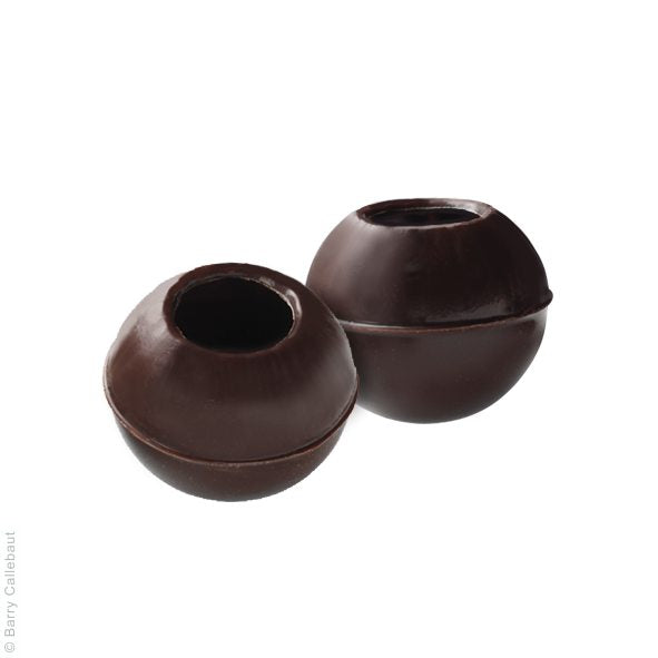 DARK CHOCOLATE TRUFFLE SHELLS - BARRY CALLEBAUT - 504 units