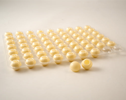 WHITE TRUFFLE SHELLS - SMET CHOCOLATERIE - 504 units
