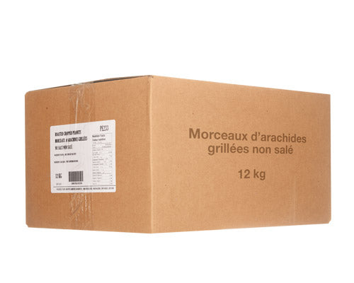 DRY-ROASTED DICED PEANUTS WITHOUT SALT 12 kg