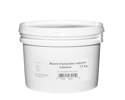 NATURAL CREAMY ALMOND BUTTER 12 kg