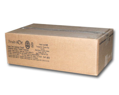 SLICED ORGANIC SUGARED DRIED CRANBERRIES 25 lbs - 11.35 kg