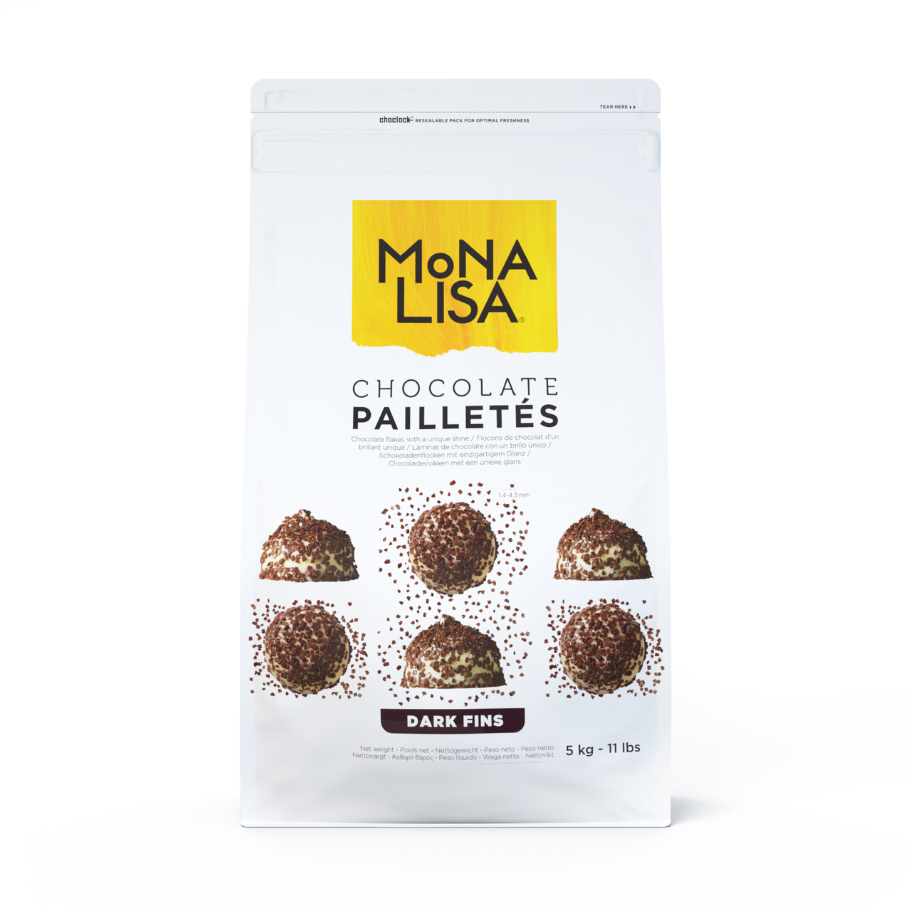 FINE CHOCOLATE GLITTER - MONA LISA - 5kg