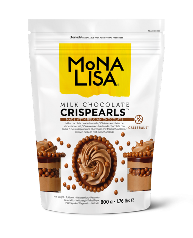CRISPEARLS™ MILK CHOCOLATE COATED CEREALS - MONA LISA - 800g - 4 units
