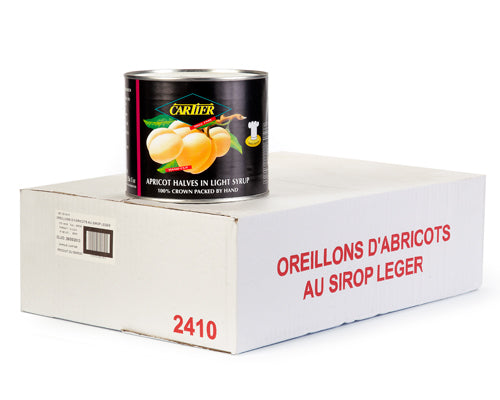 APRICOT OREILLON IN LIGHT SYRUP - CARTIER 2.5 l