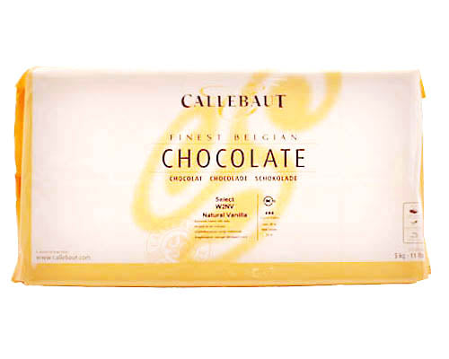 WHITE CHOCOLATE W2 BLOCKS 28% - BARRY CALLEBAUT - 5kg