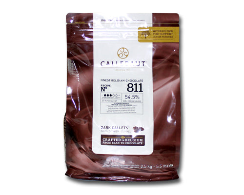 DARK CHOCOLATE CALLETS - BARRY CALLEBAUT - 2.5kg - 8 units