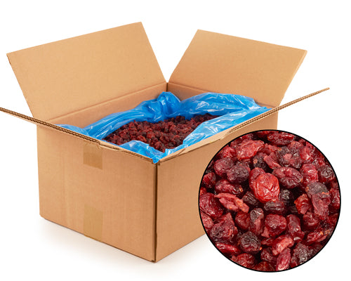 ORIGINAL SWEET DRIED SLICED CRANBERRIES - FRUIT D'OR 25 lbs - 11.34 kg