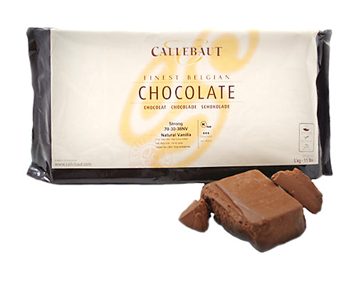 DARK CHOCOLATE 70% VERY BITTER IN BLOCK - 5kg