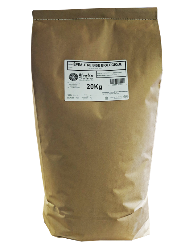 ORGANIC SPELT FLOUR BISE - 20kg