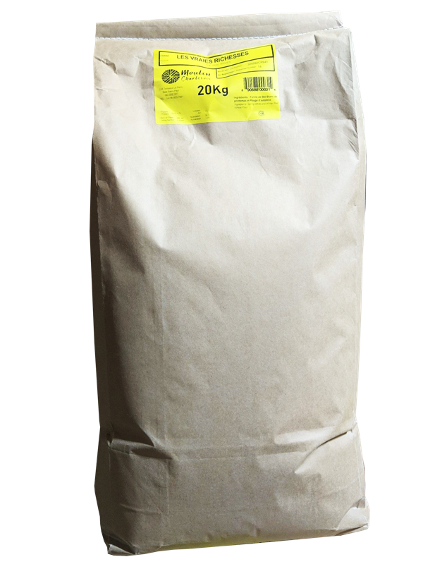 FLOUR VRAIES RICHESSES - MOULIN CHARLEVOIX - 20kg