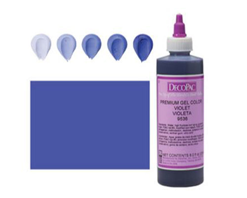PURPLE LIQUID GEL COLOR 8 OZ 8 oz