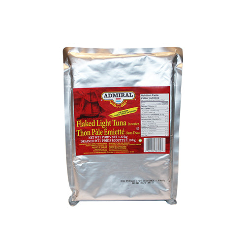 SHREDDED LIGHT TUNA IN BAGS ADMIRAL 1.22 kg