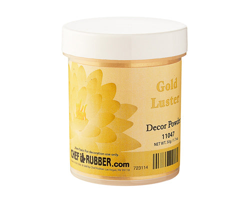 DECORATION POWDER LUSTROUS GOLD 50 g