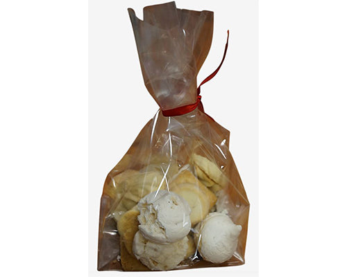 GUSSETED TRANSPARENT CELLO BAG 140x350mm - 100 units