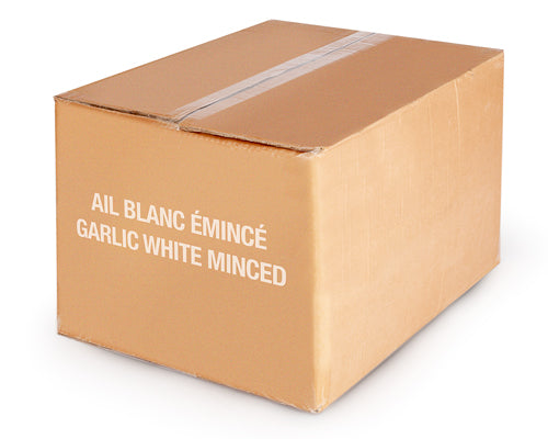 GARLIC WHITE MINCED - 25 kg