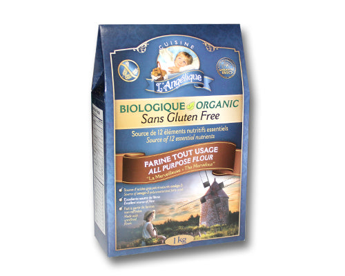 ORGANIC GLUTEN FREE ALL PURPOSE LA MERVEILLEUSE - CUISINE L'ANGÉLIQUE - 1kg - 6 units