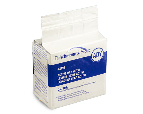 DRY YEAST (2192) BOX - FLEISCHMANN'S 2 lbs - 10.886 kg