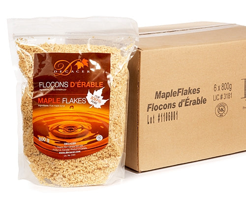MEDIUM MAPLE FLAKES - THE MAPLE TREAT - 800 grams