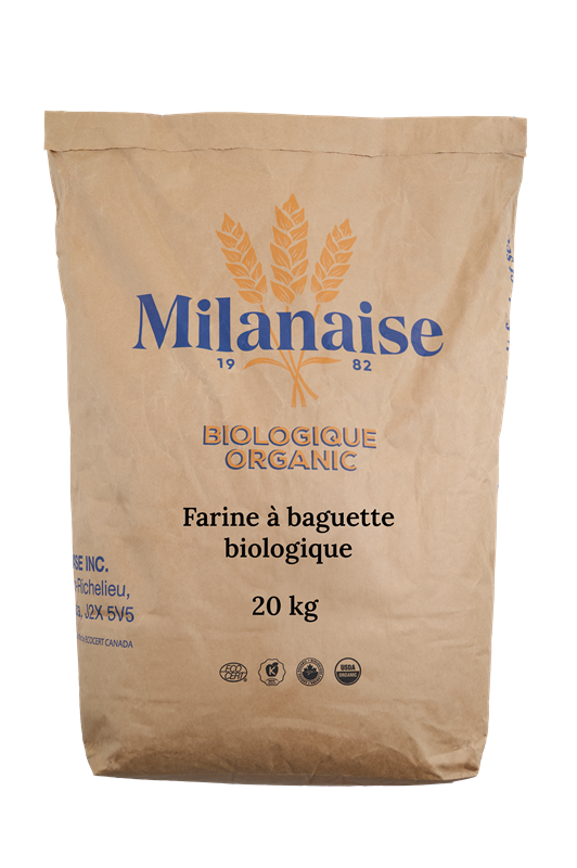 ORGANIC BAGUETTE FLOUR - MILANAISE - 20kg