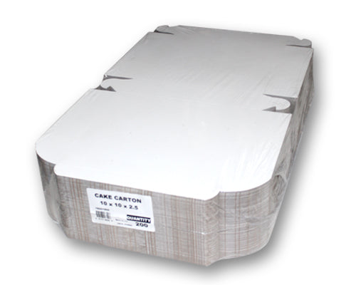 CAKE BOX 10 x 10 x 2.5 200 units