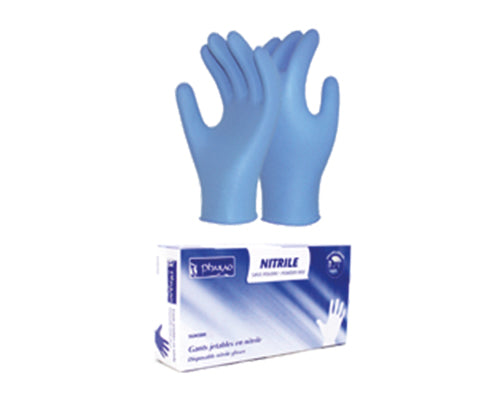 BLUE NITRILE GLOVE WITHOUT POWDER - SMALL 100 units