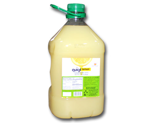 PURE SQUEEZES LEMON JUICE 99.96% PURE - QUICK LEMON 3 litres