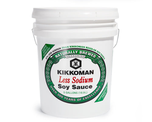 LESS SODIUM SOYA SAUCE - KIKOMAN 18.9 litres