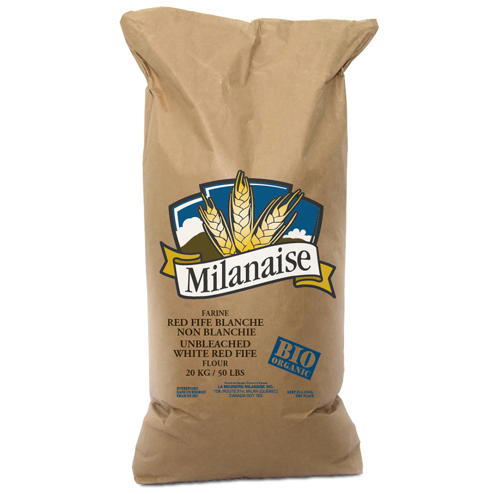 ORGANIC RED FIFE WHITE FLOUR - MILANAISE - 20kg