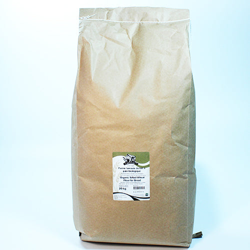 ORGANIC WHOLE WHEAT FLOUR - MOULIN LACOSTE - 20kg