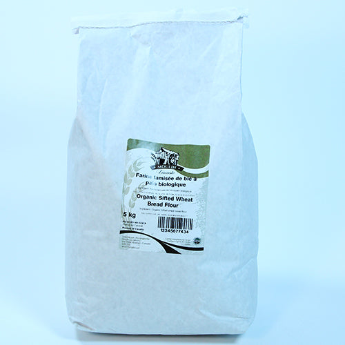 ORGANIC WHOLE WHEAT FLOUR - MOULIN LACOSTE - 5kg