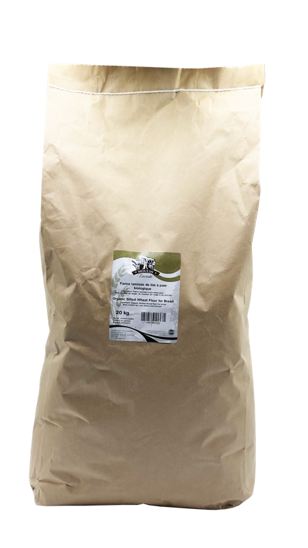 ORGANIC SIFTED BREAD FLOUR - MOULIN LACOSTE - 20kg