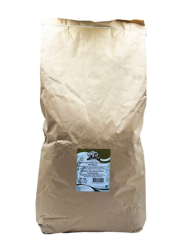 ORGANIC ALL-PURPOSE UNBLEACHED FLOUR - MOULIN LACOSTE - 20kg