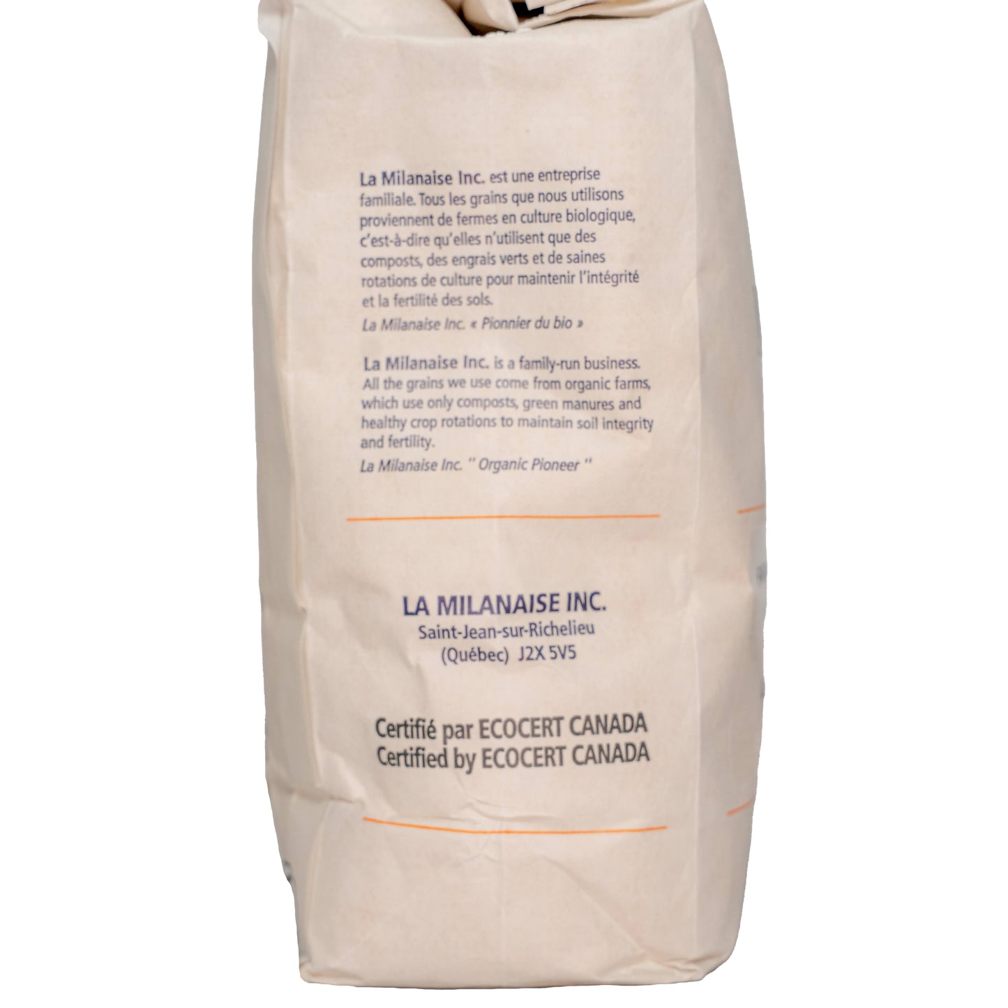 ORGANIC UNBLEACHED WHITE ALL-PURPOSE FLOUR – LA MILANAISE 2KG