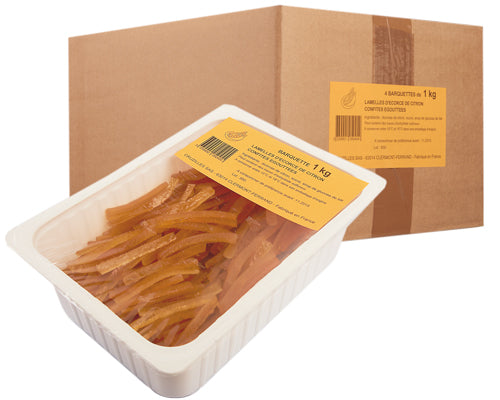 LAMELLE CANDIED LEMON STRIPS 1 kg